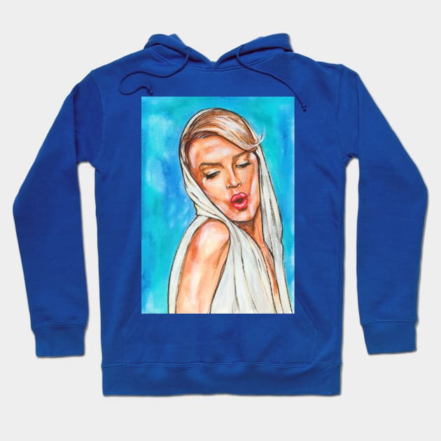 Kylie Minogue Hoodie by Svetlana Pelin